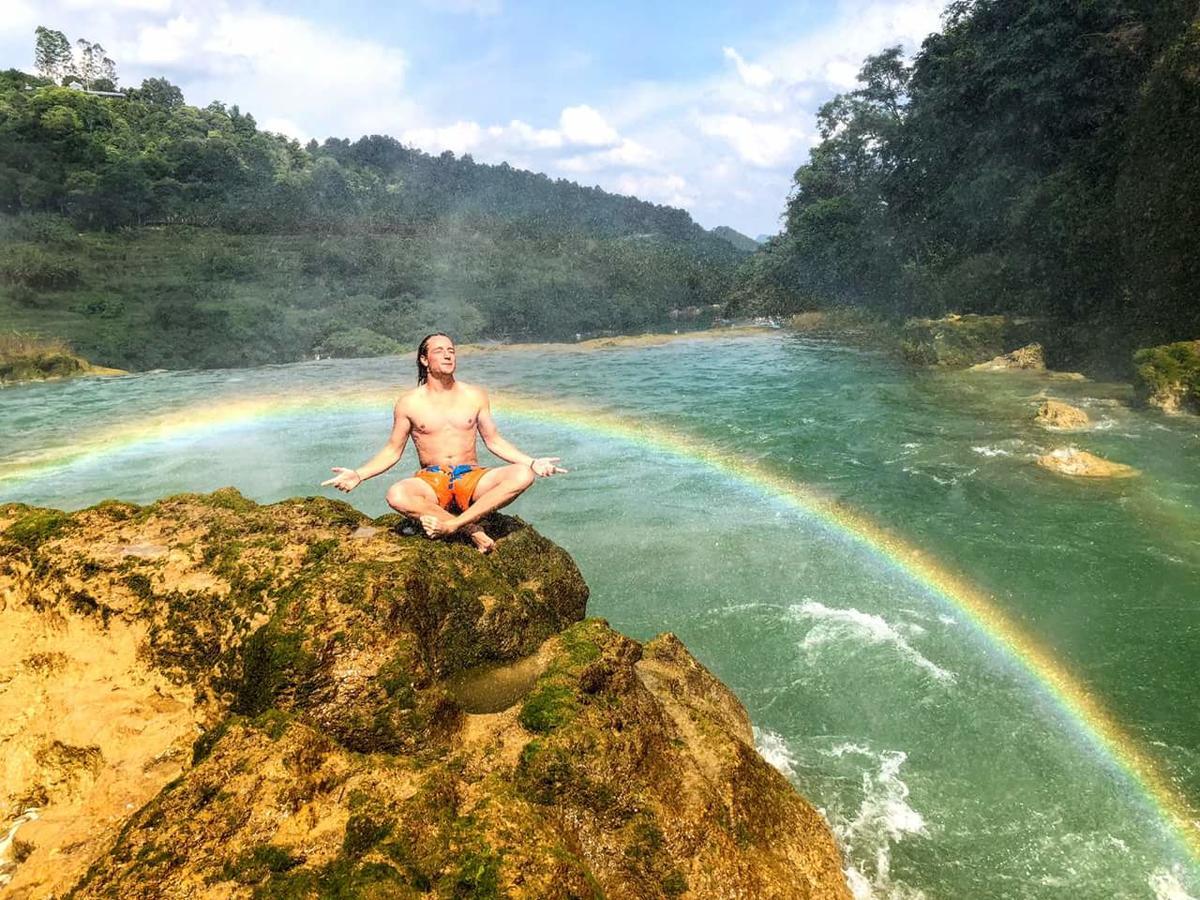 Yến Nhi Bản Giốc Homestay - Nhà sàn đá cổ Cao Bang Esterno foto