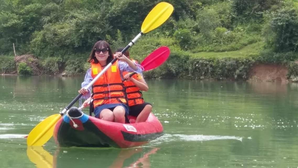 Yến Nhi Bản Giốc Homestay - Nhà sàn đá cổ Cao Bang Esterno foto
