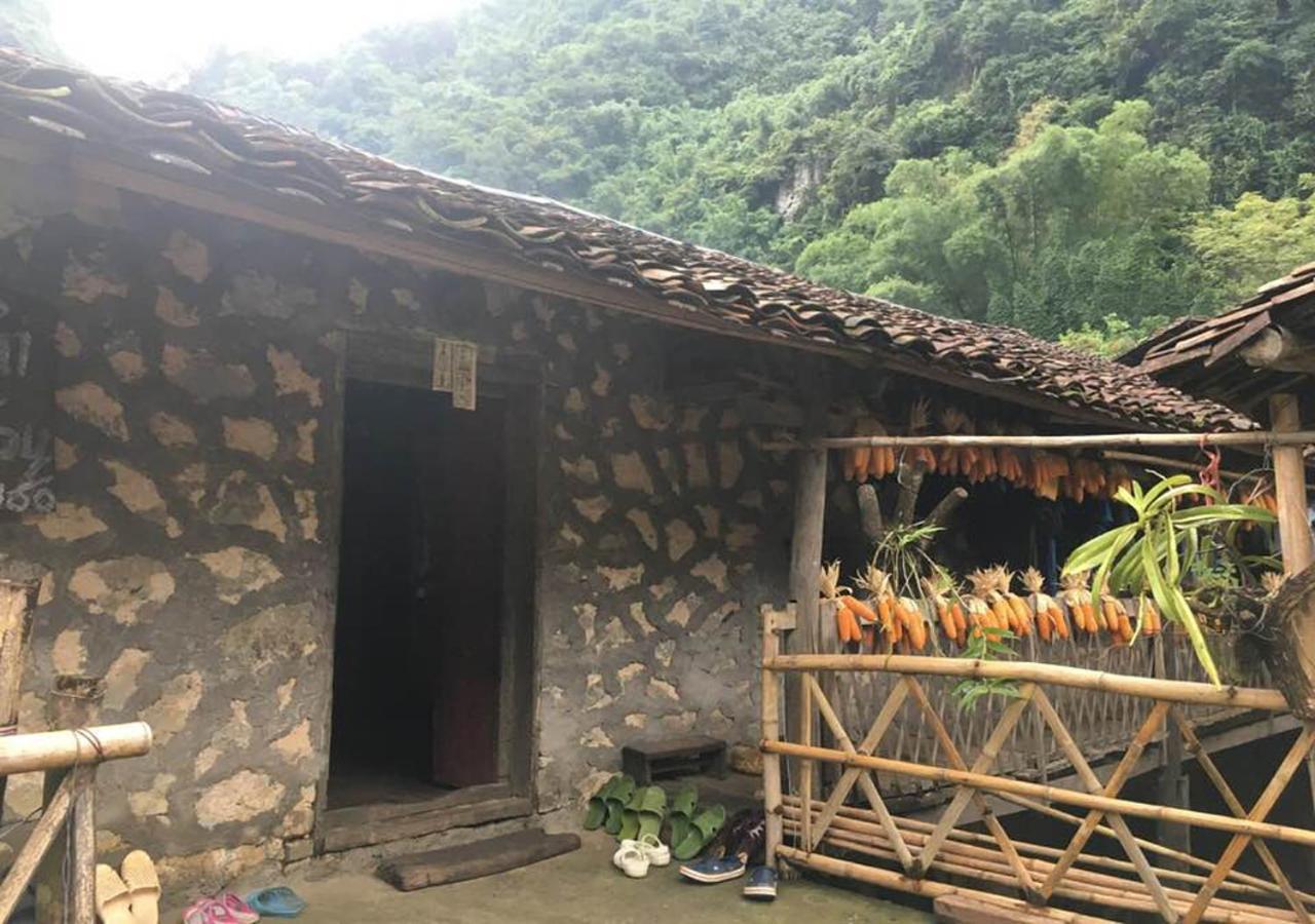 Yến Nhi Bản Giốc Homestay - Nhà sàn đá cổ Cao Bang Esterno foto