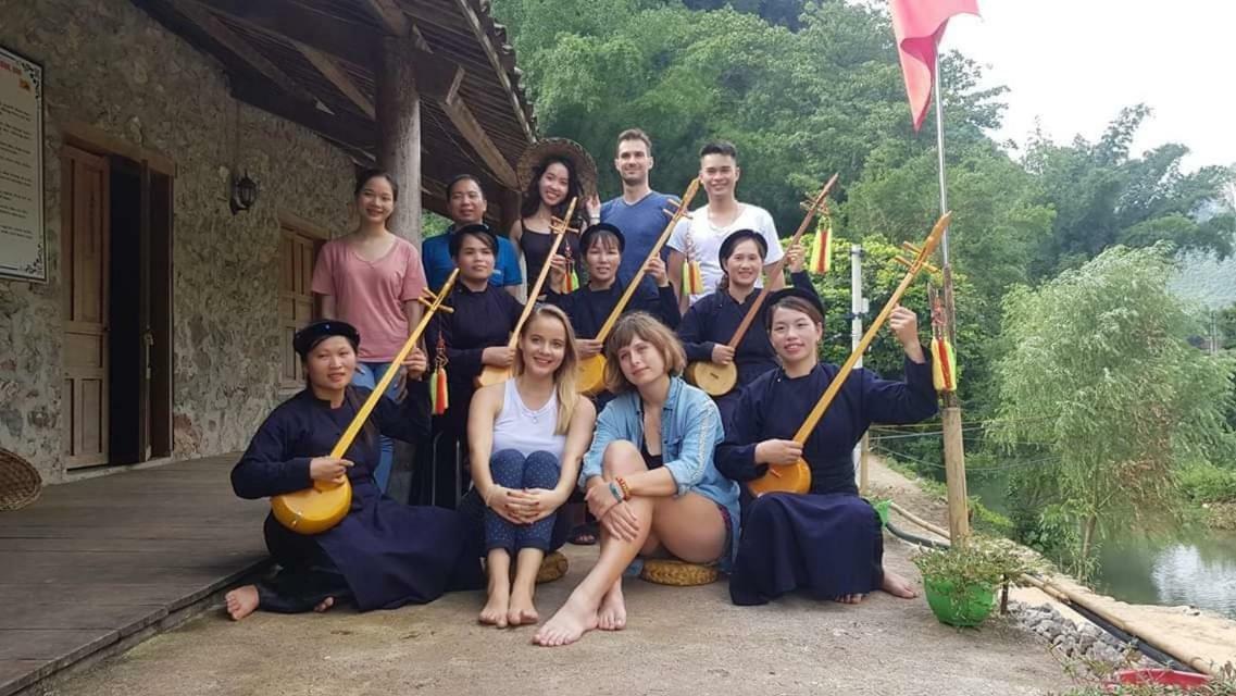 Yến Nhi Bản Giốc Homestay - Nhà sàn đá cổ Cao Bang Esterno foto